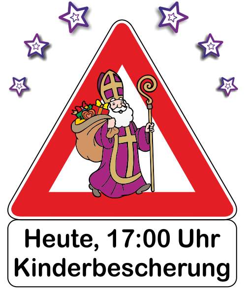 Der Nikolaus hats eilig