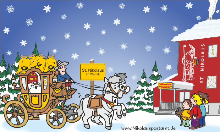 Jahr für Jahr lässt sich der heilige Mann sehr zur Freude der Kinder in der kleinen Warndtgemeinde blicken