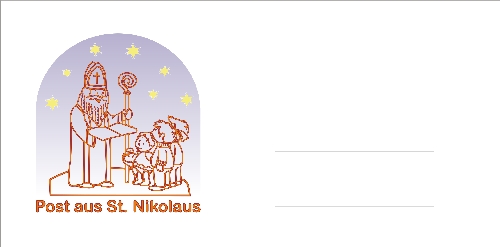 Das Nikolaus-Kinderbriefkuvert aus dem Jahr 2006