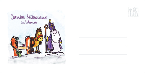 Das Nikolaus-Kinderbriefkuvert aus dem Jahr 2017