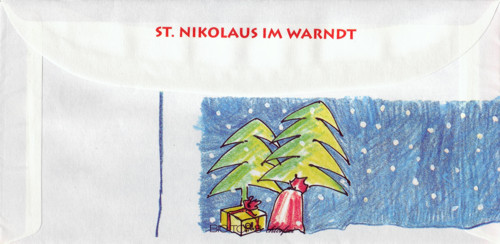 Umschlag für das Nikolaus Kinderbriefpapier aus den Jahren vor 1989