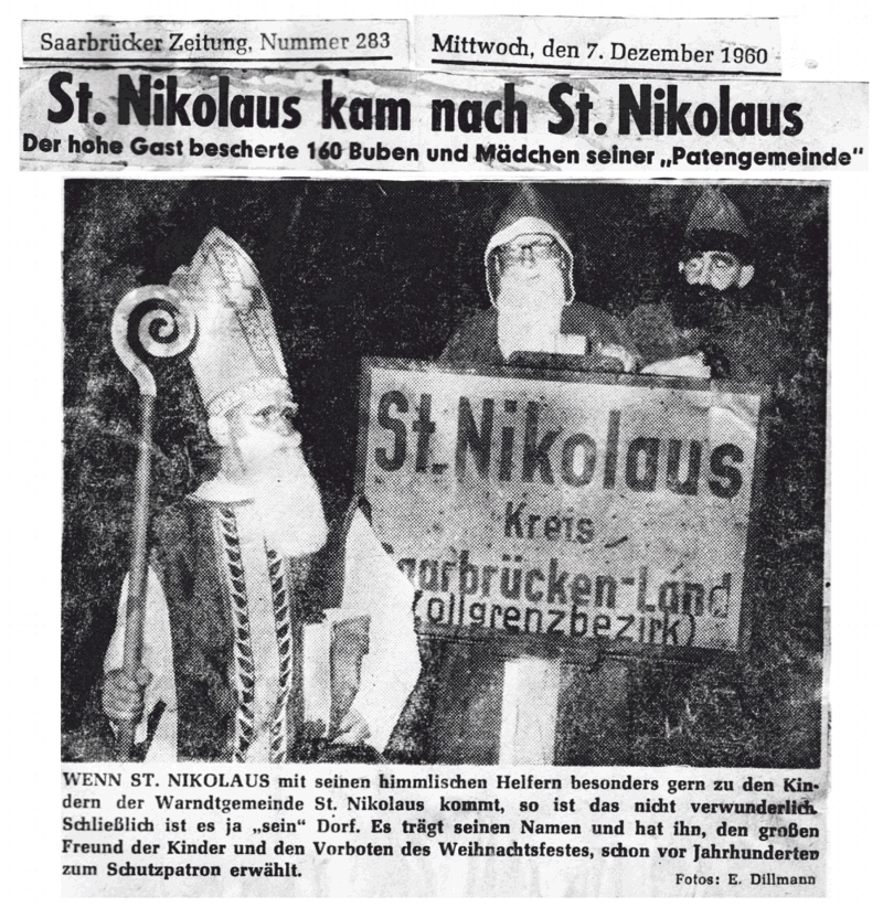 Artikel Saarbrücker Zeitung vom 07.12.1960
