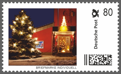 Nikolaus Briefmarke Individuell - Nikolauspostamt