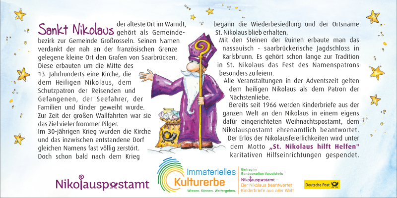 Klappkarte - Nikolausbahnhof