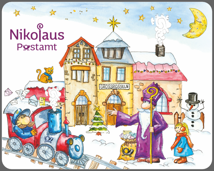 Nikolausaufkleber 2025