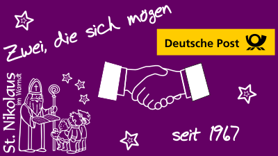 Zwei die sich mögen! Festausschuss St. Nikolaus e.V. und Deutsche Post AG