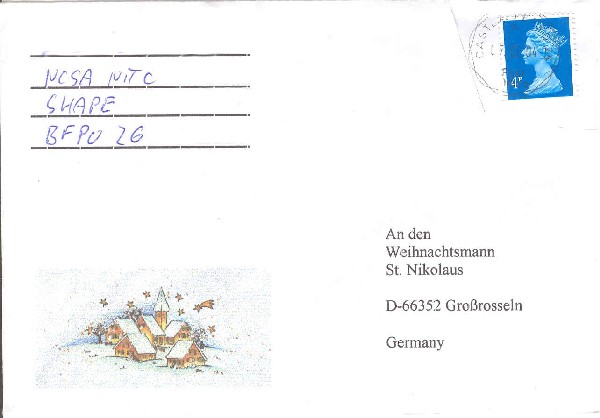 Kinderbrief an den Nikolaus aus St. Nikolaus