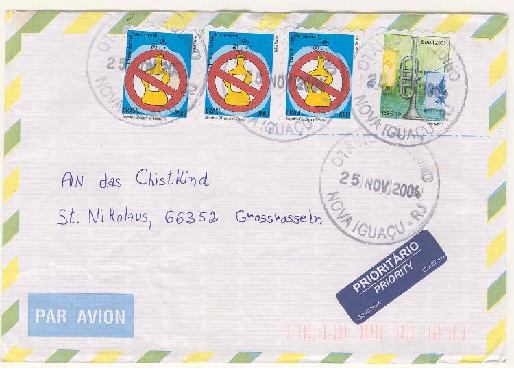 Kinderbrief an den Nikolaus aus St. Nikolaus