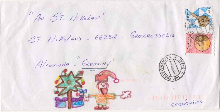 Kinderbrief an den Nikolaus aus St. Nikolaus