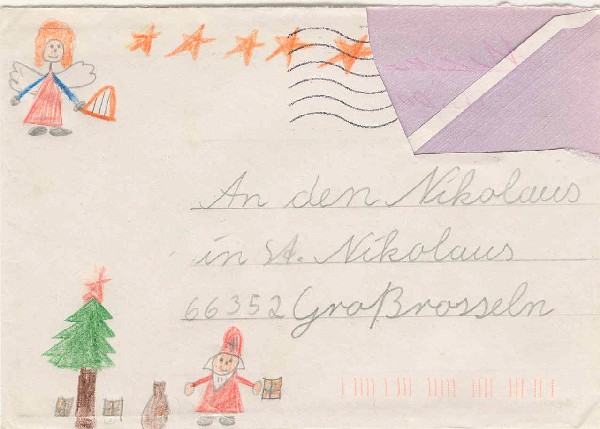 Kinderbrief an den Nikolaus aus St. Nikolaus