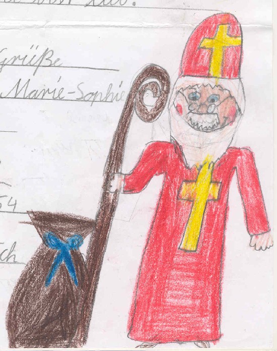 Kinderbrief an den Nikolaus aus St. Nikolaus