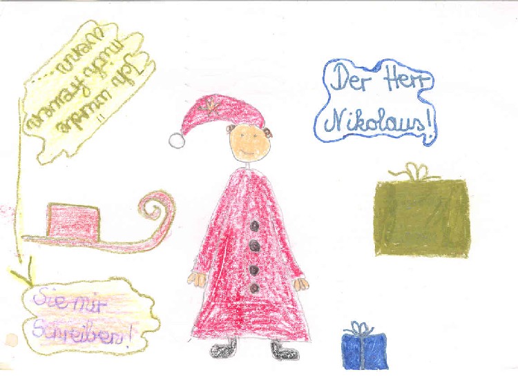 Kinderbrief an den Nikolaus aus St. Nikolaus