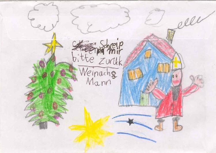 Kinderbrief an den Nikolaus aus St. Nikolaus