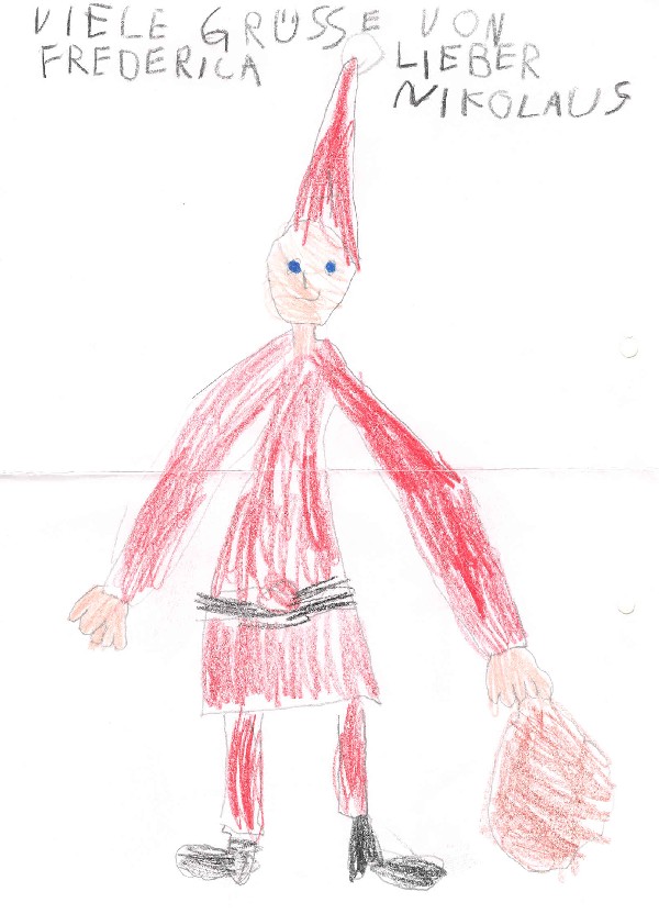 Kinderbrief an den Nikolaus aus St. Nikolaus