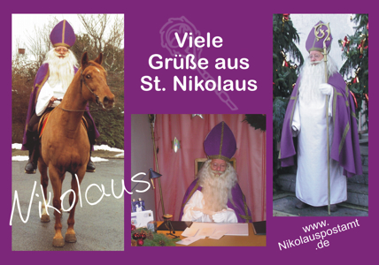 Die Nikolaus-Postkarte für das Jahr 2006