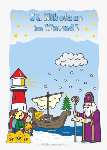 Die Nikolaus-Postkarte für das Jahr 2015