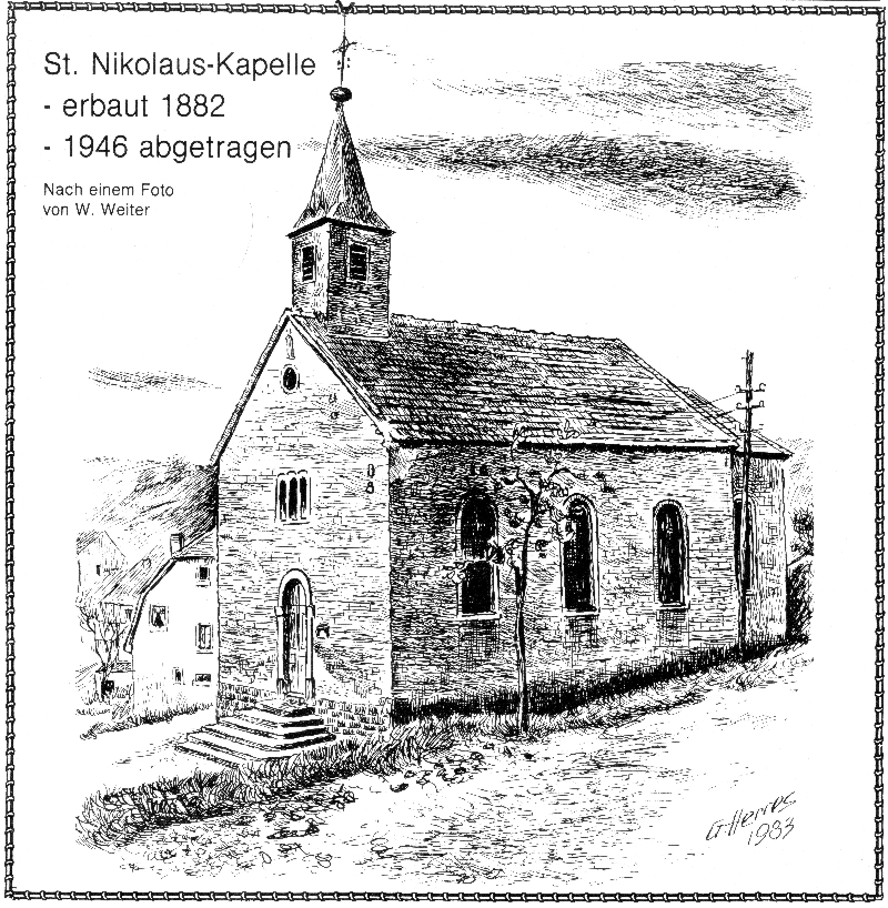 Alte Kapelle St. Nikolaus, 1882-1946