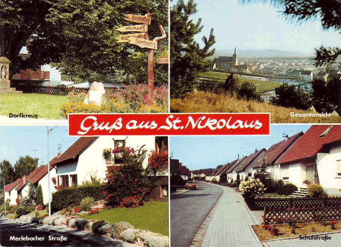 Post Ansichtskarte Gruß aus St. Nikolaus. 1982 - Verkehrs.- und Verschönerungsverein