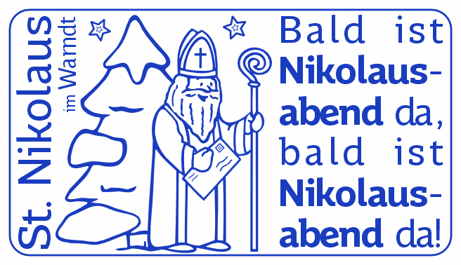 Der Nikolaus-Maschinenstempel Sommer für das Jahr 2024