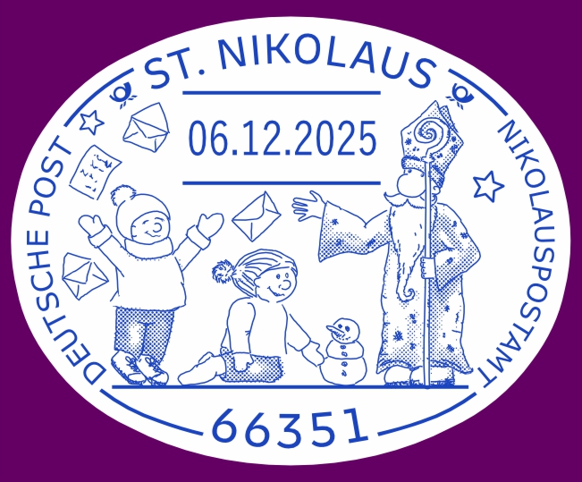 Der aktuelle Nikolaus-Sonderstempel