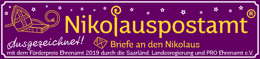 Nikolauspostamt - Briefe an den Nikolaus